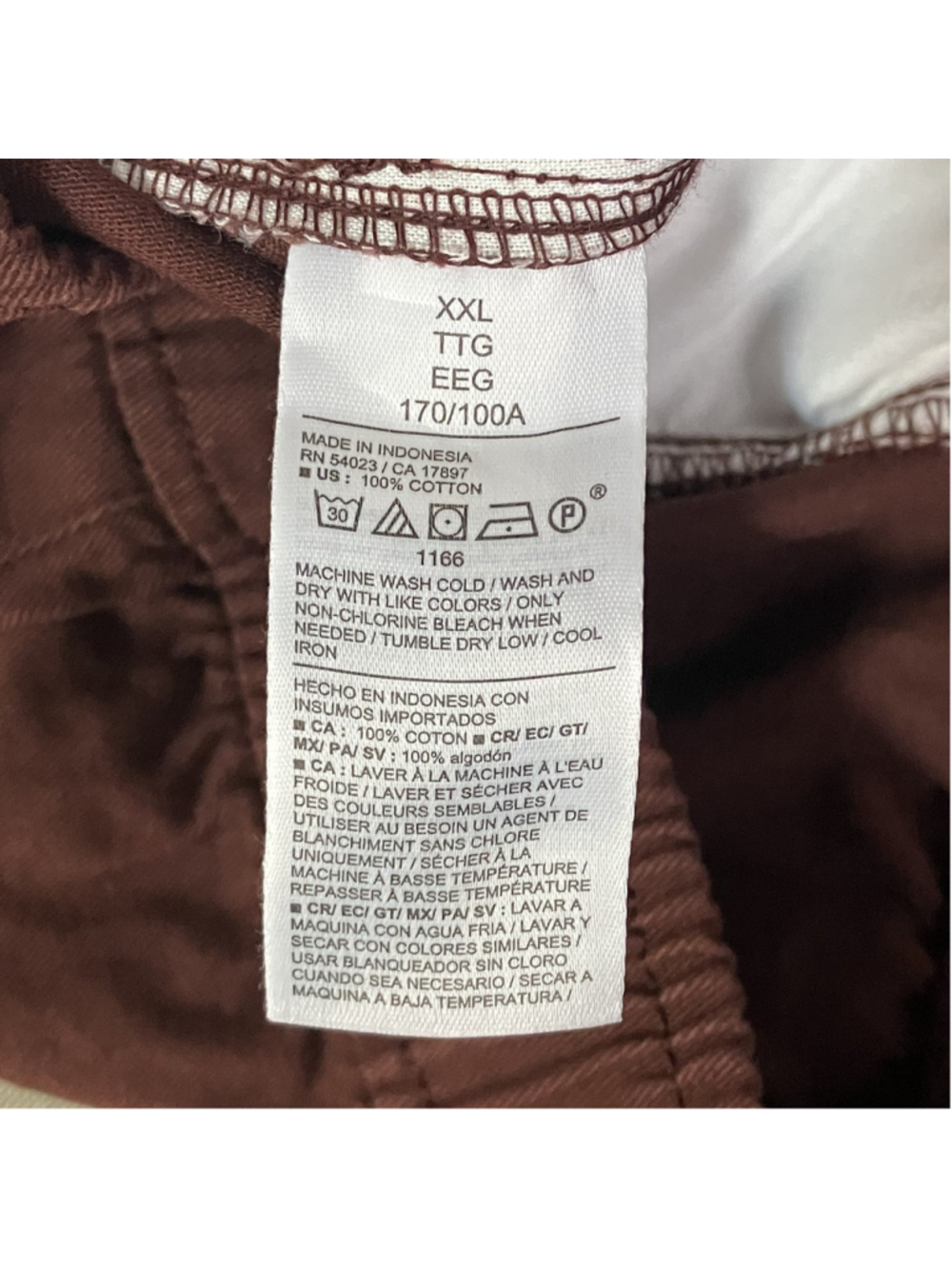 NWT Casual Fall Comfort Old Navy High-Rise Barrel Pull-on Pants XXL Burgundy - Picture 8 of 9